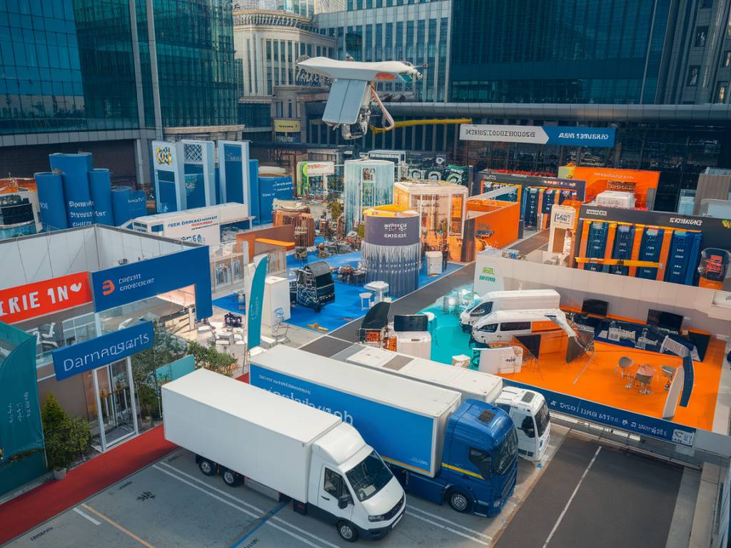 Les solutions de transport et logistique pour les foires et salons à grande échelle